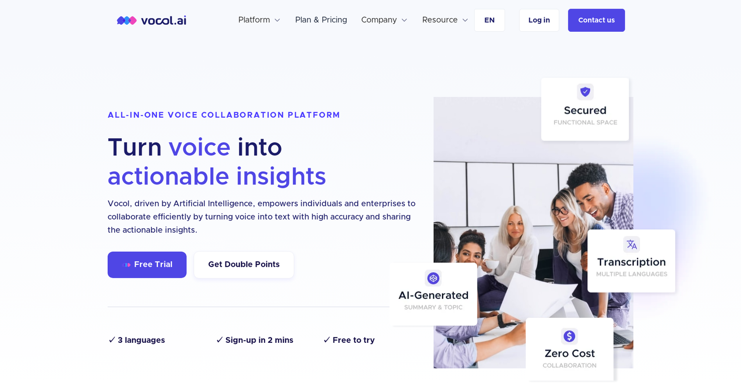 Vocol screenshot