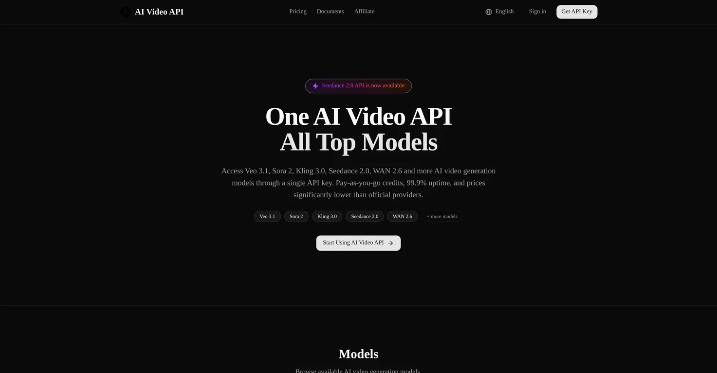 AI Video API.ai screenshot