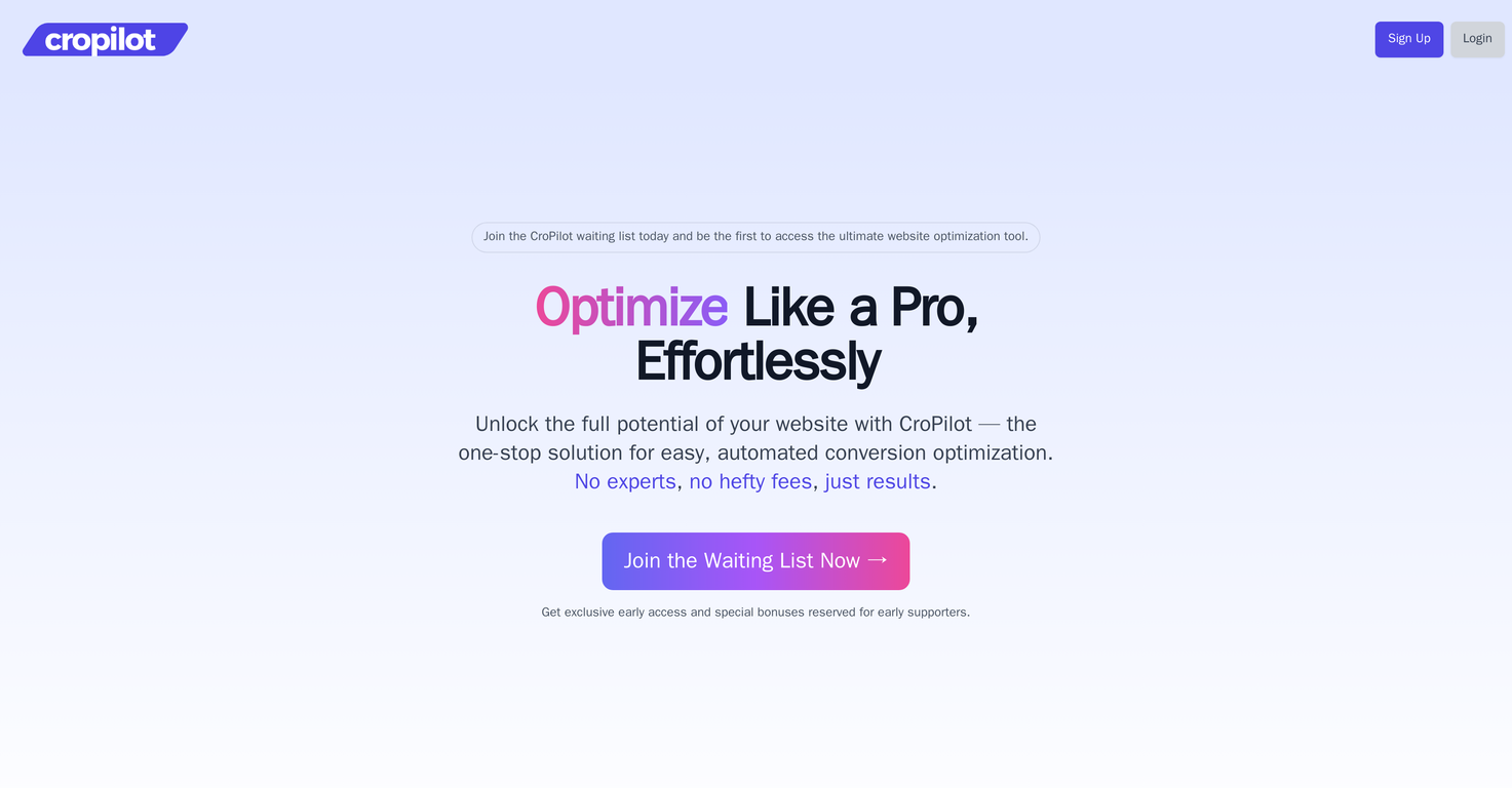 CroPilot screenshot