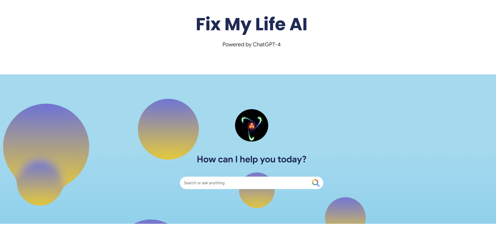 Fix My Life AI screenshot