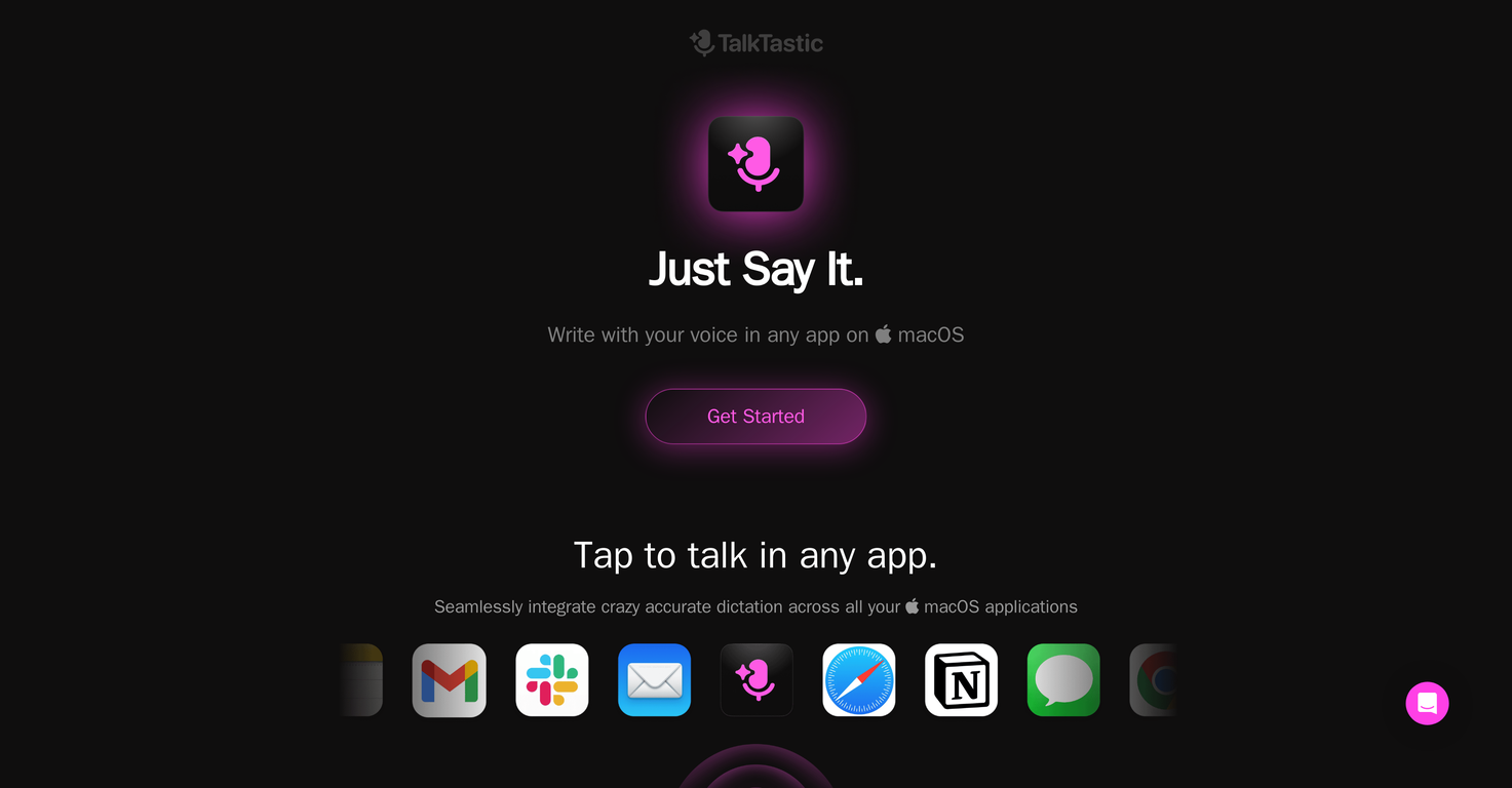TalkTastic screenshot