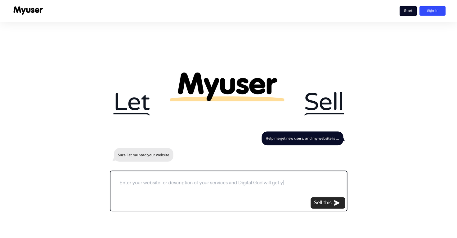 Digital God by Myuser screenshot