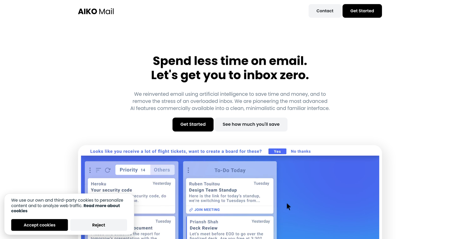 AIKO Mail screenshot