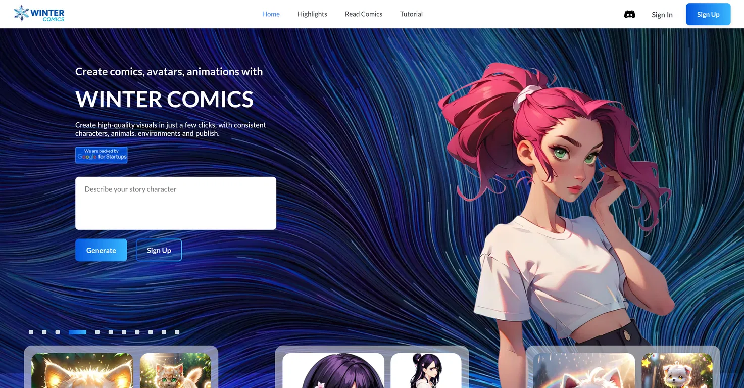 Winter Comics screenshot