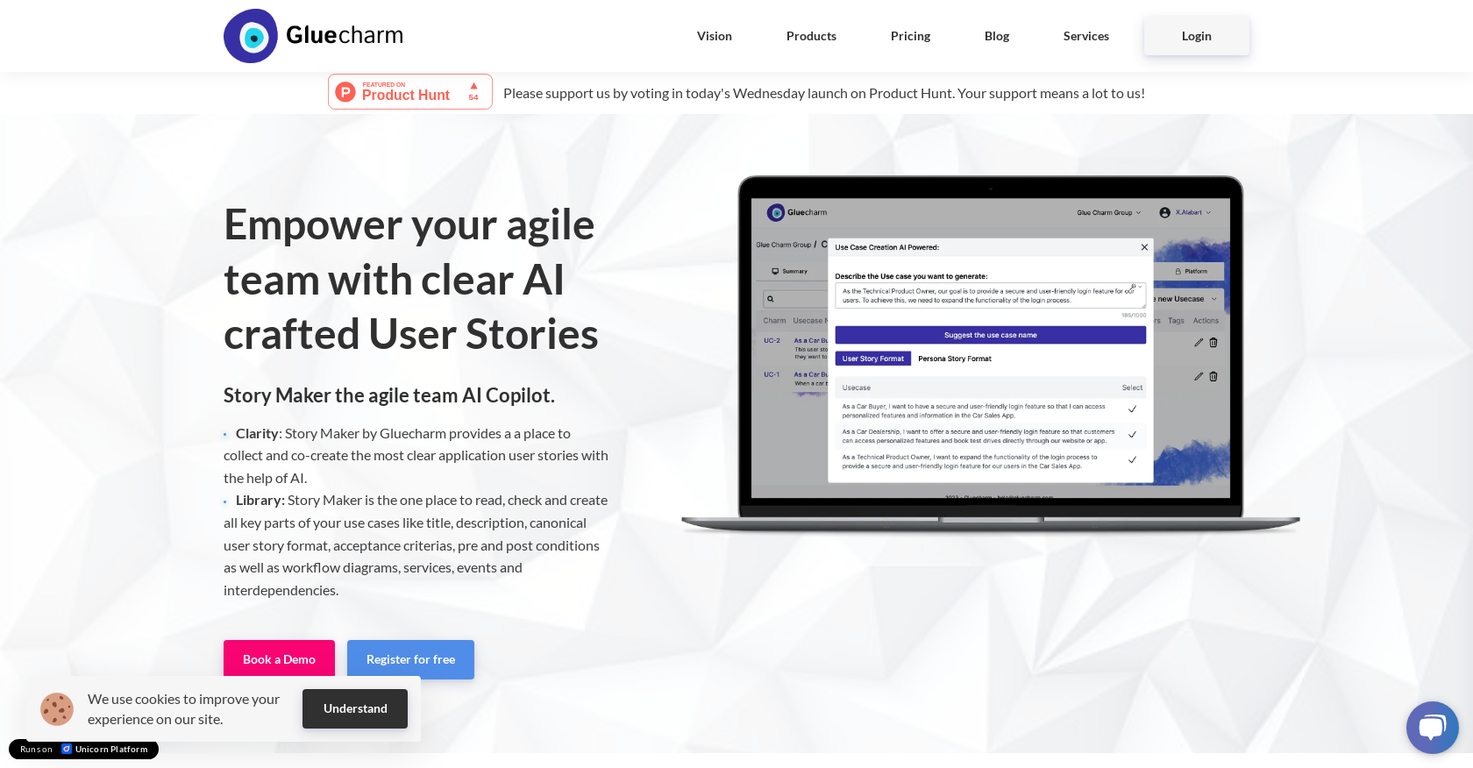 Gluecharm screenshot