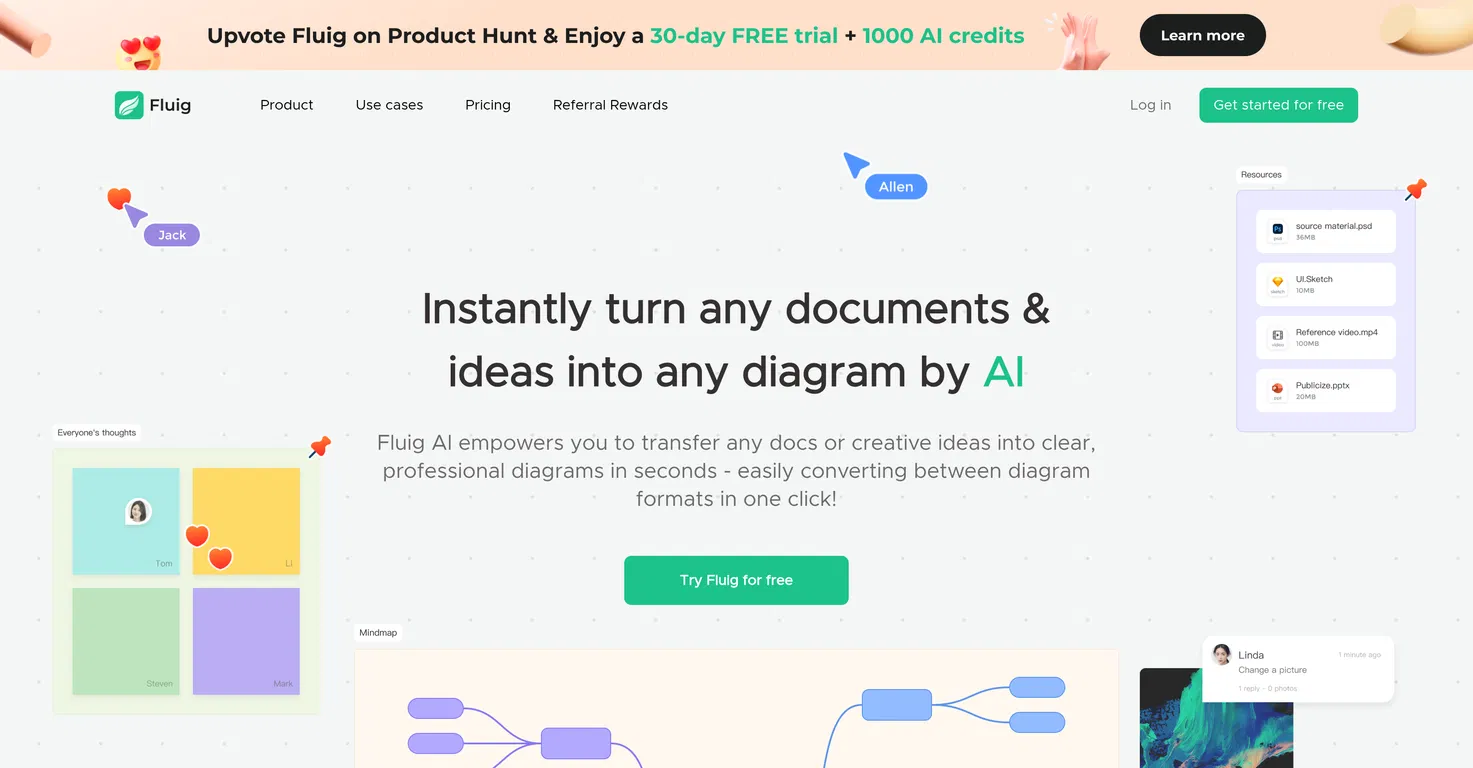 Fluig AI screenshot