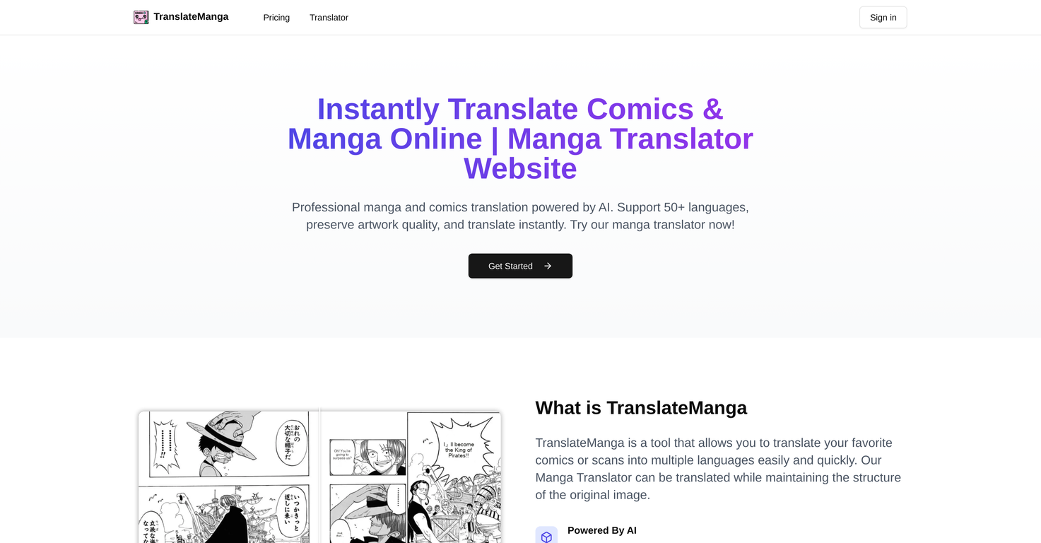 TranslateManga screenshot