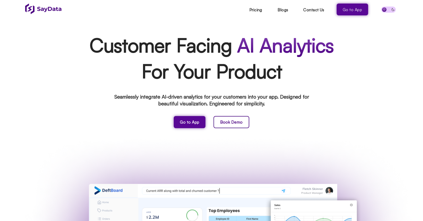 SayData screenshot