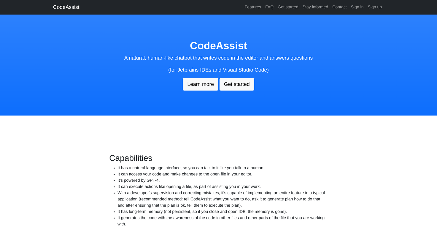 CodeAssist Tech screenshot