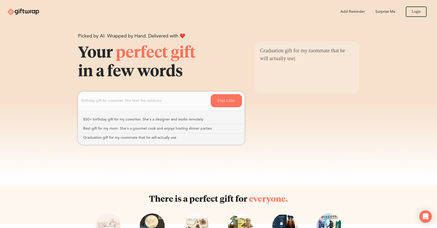 Giftwrap screenshot