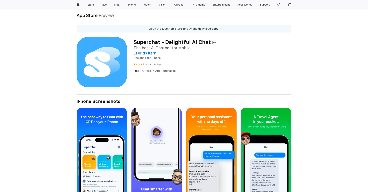 Superchat screenshot