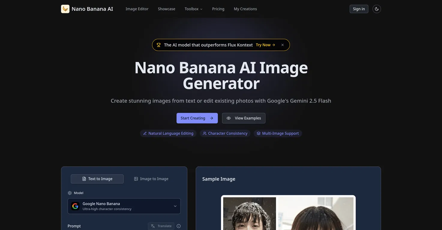 AINanoBanana.co screenshot