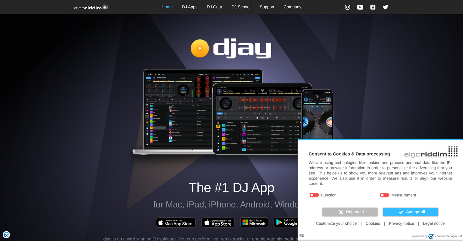 Algoriddim DJ screenshot