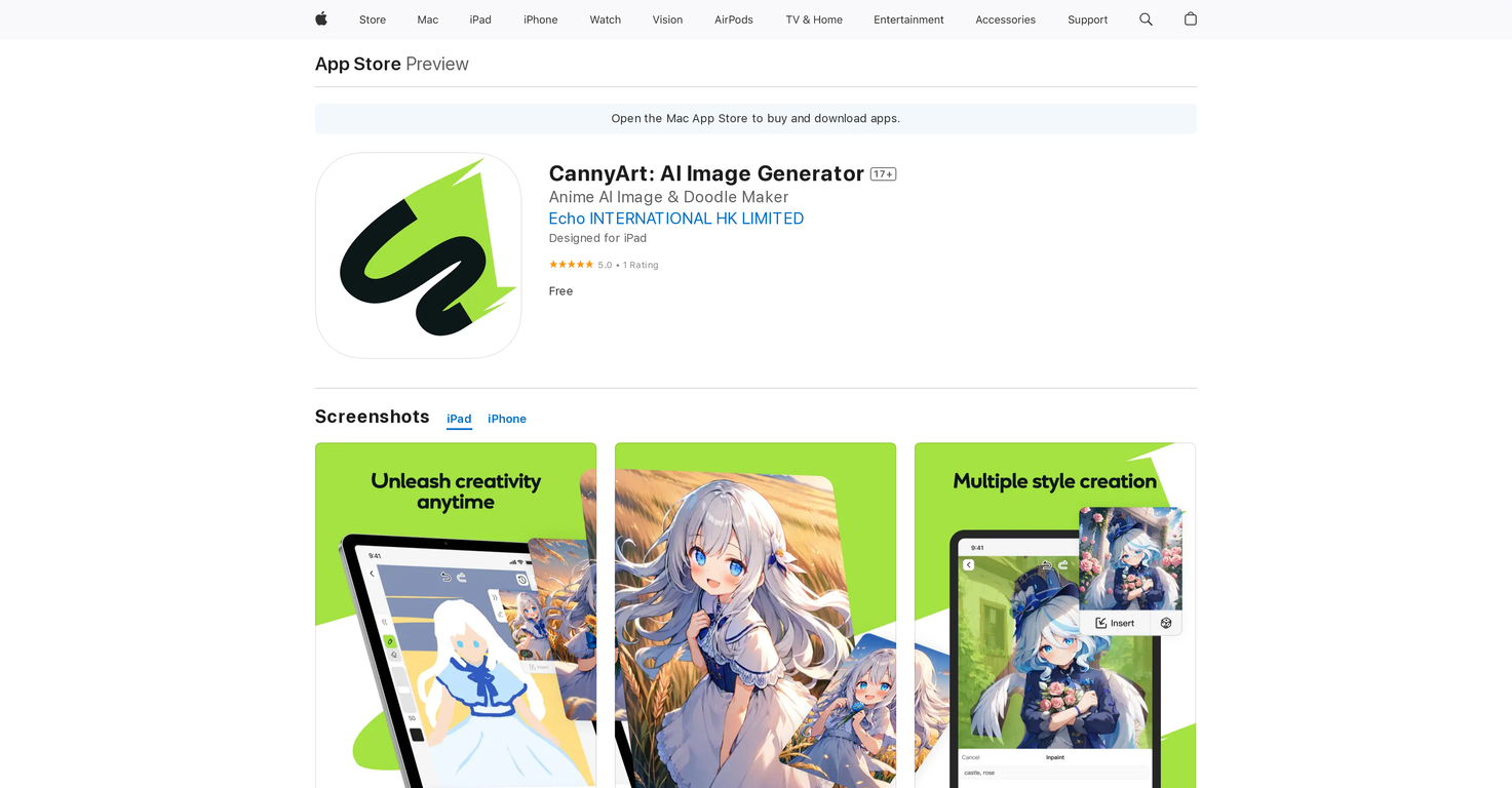 CannyArt screenshot