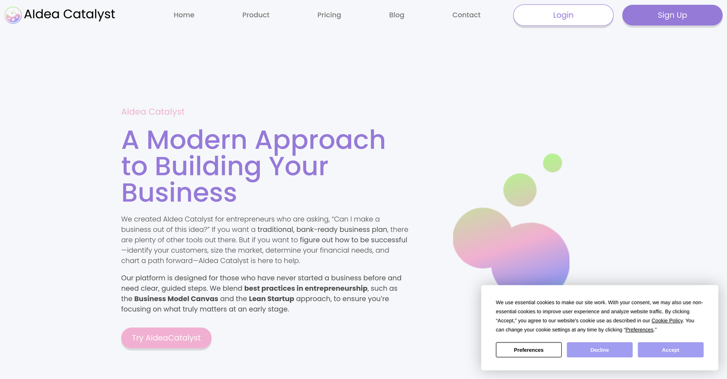 AIdea Catalyst screenshot
