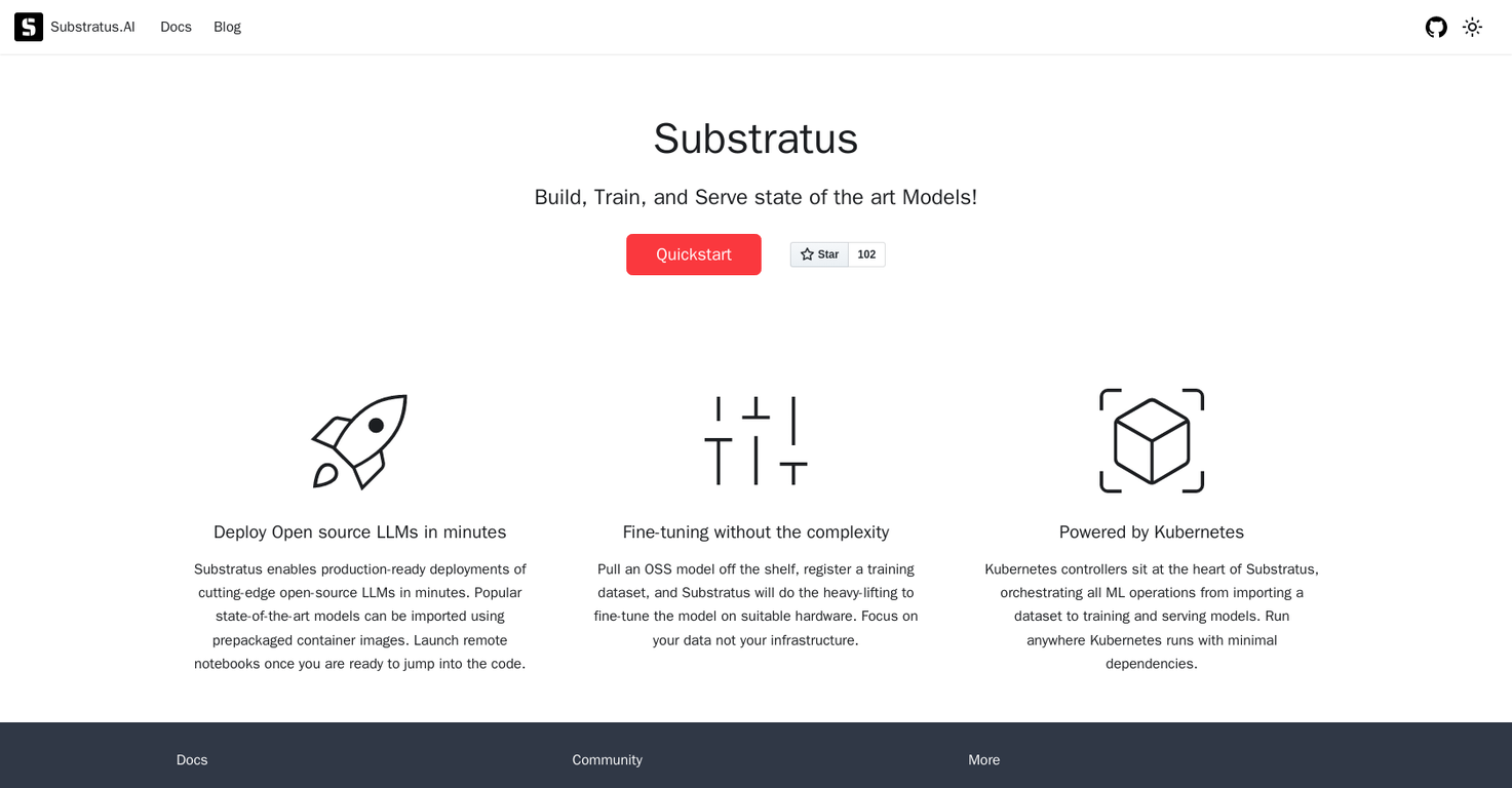 Substratus screenshot