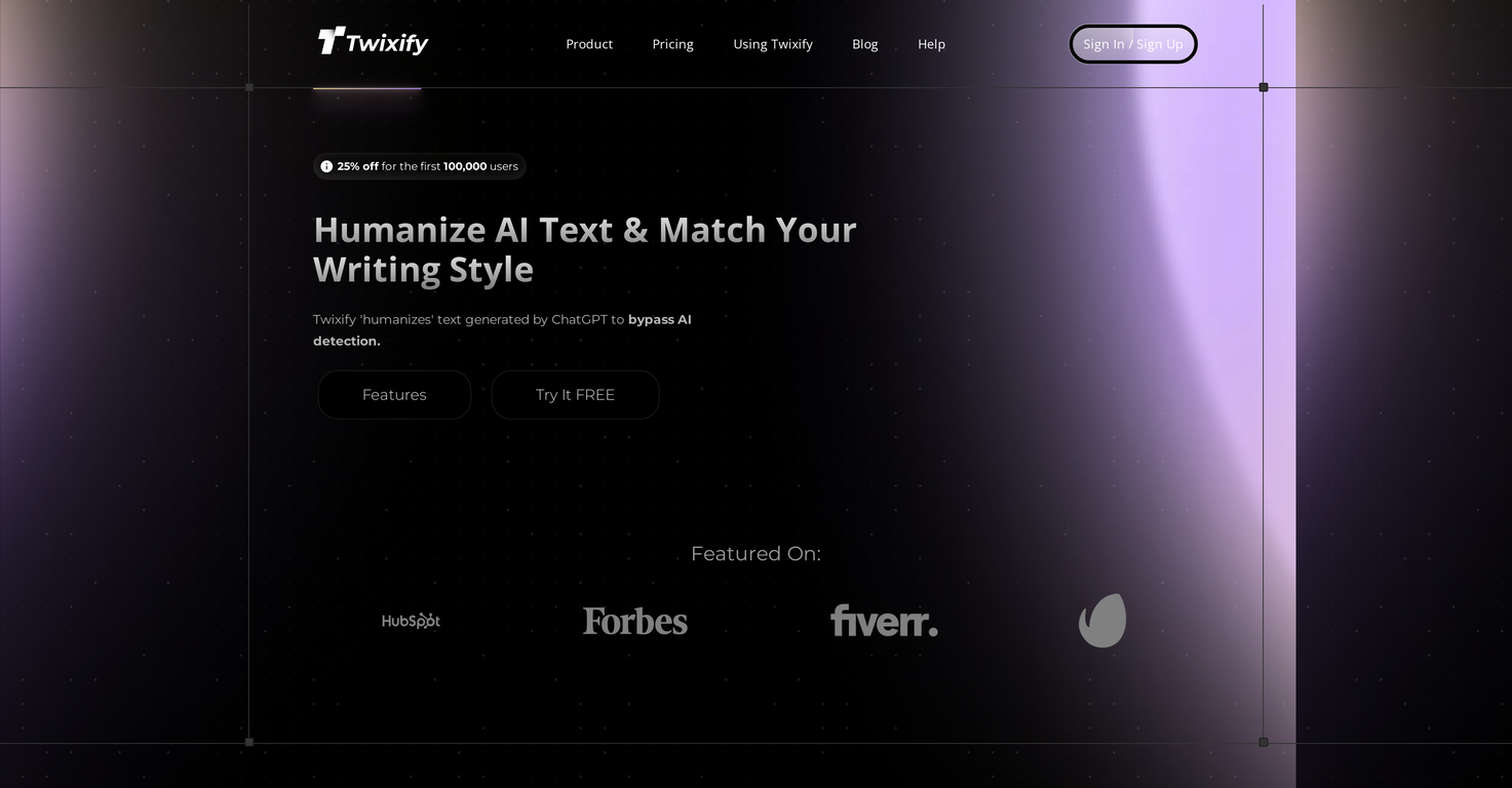 Twixify screenshot