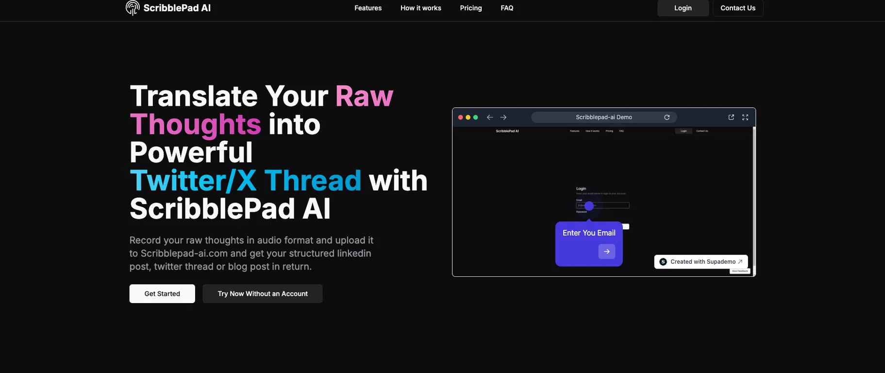 ScribblePad AI screenshot