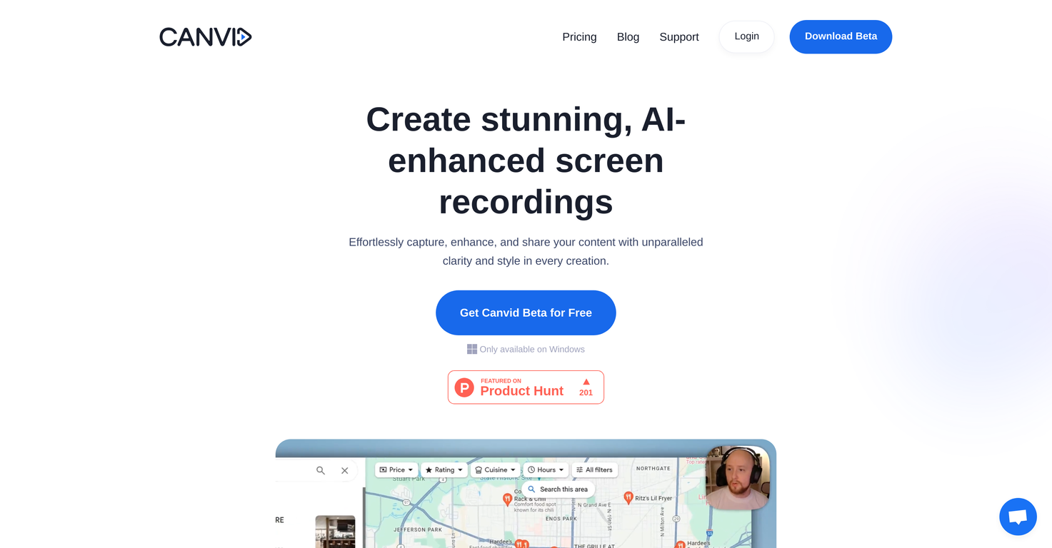 Canvid screenshot
