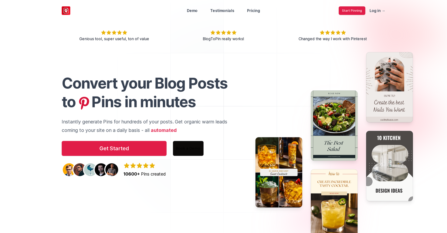 BlogToPin - Best Pinterest Automation Tool for Wordpr... screenshot