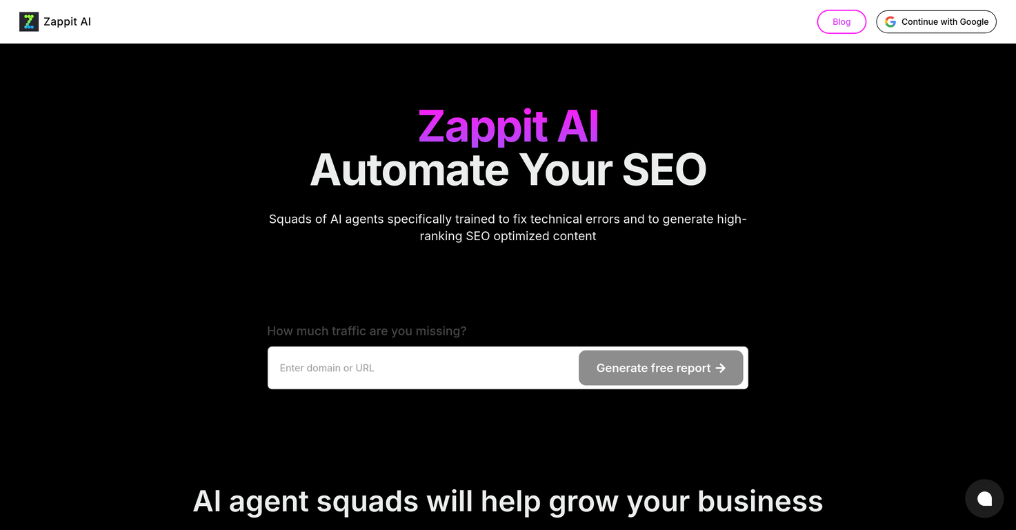 Zappit AI screenshot