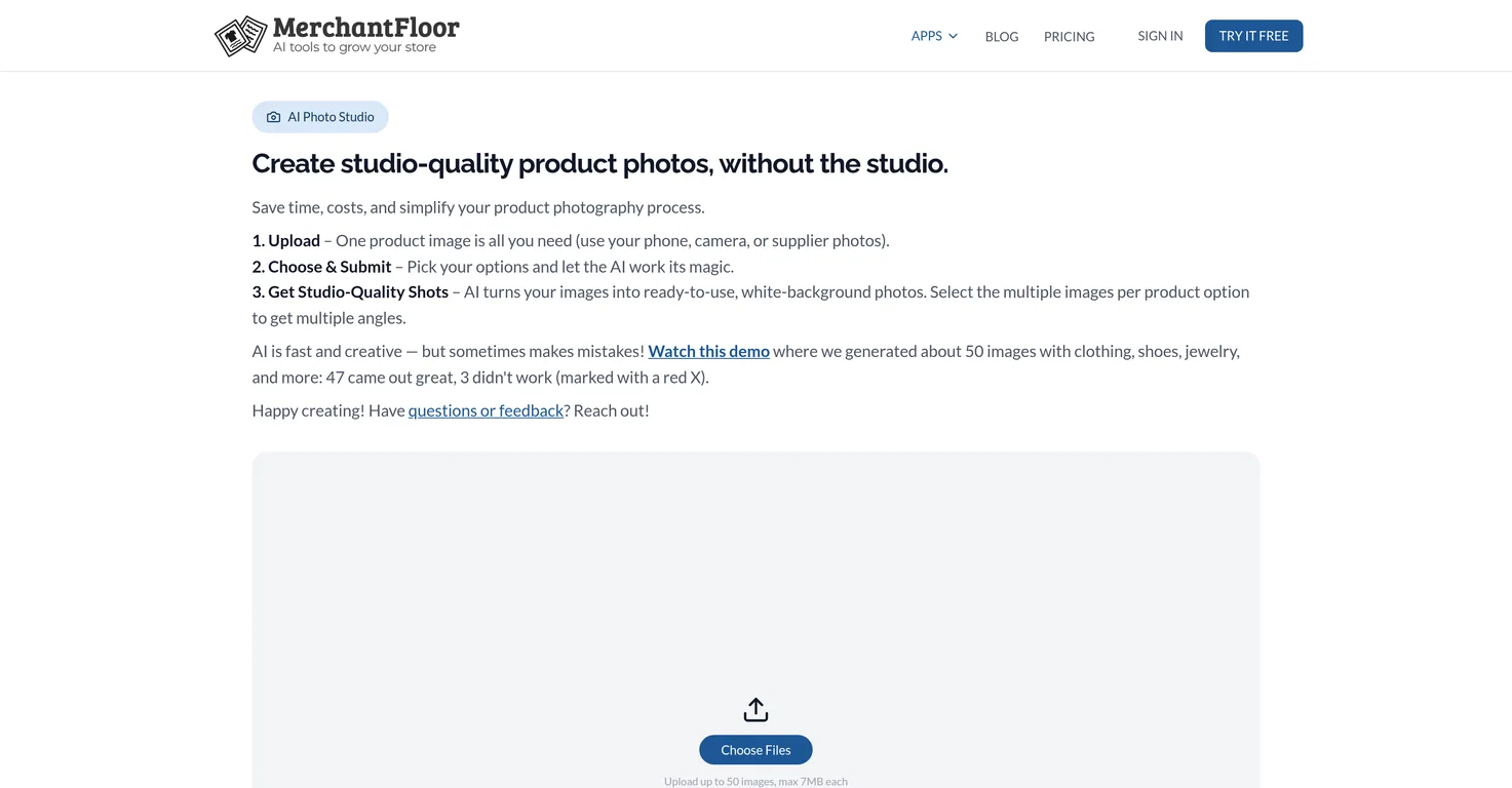 Product Photo Studio by MerchantFloor screenshot