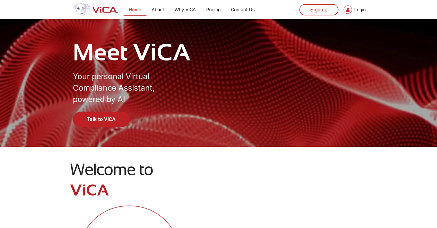 ViCA - Virtual Compliance Assistant screenshot