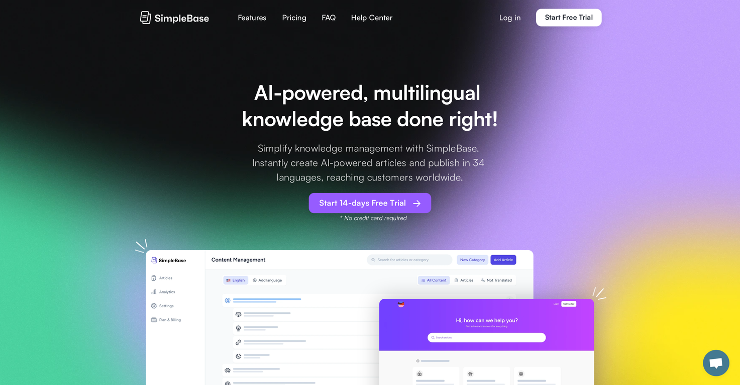 SimpleBase screenshot