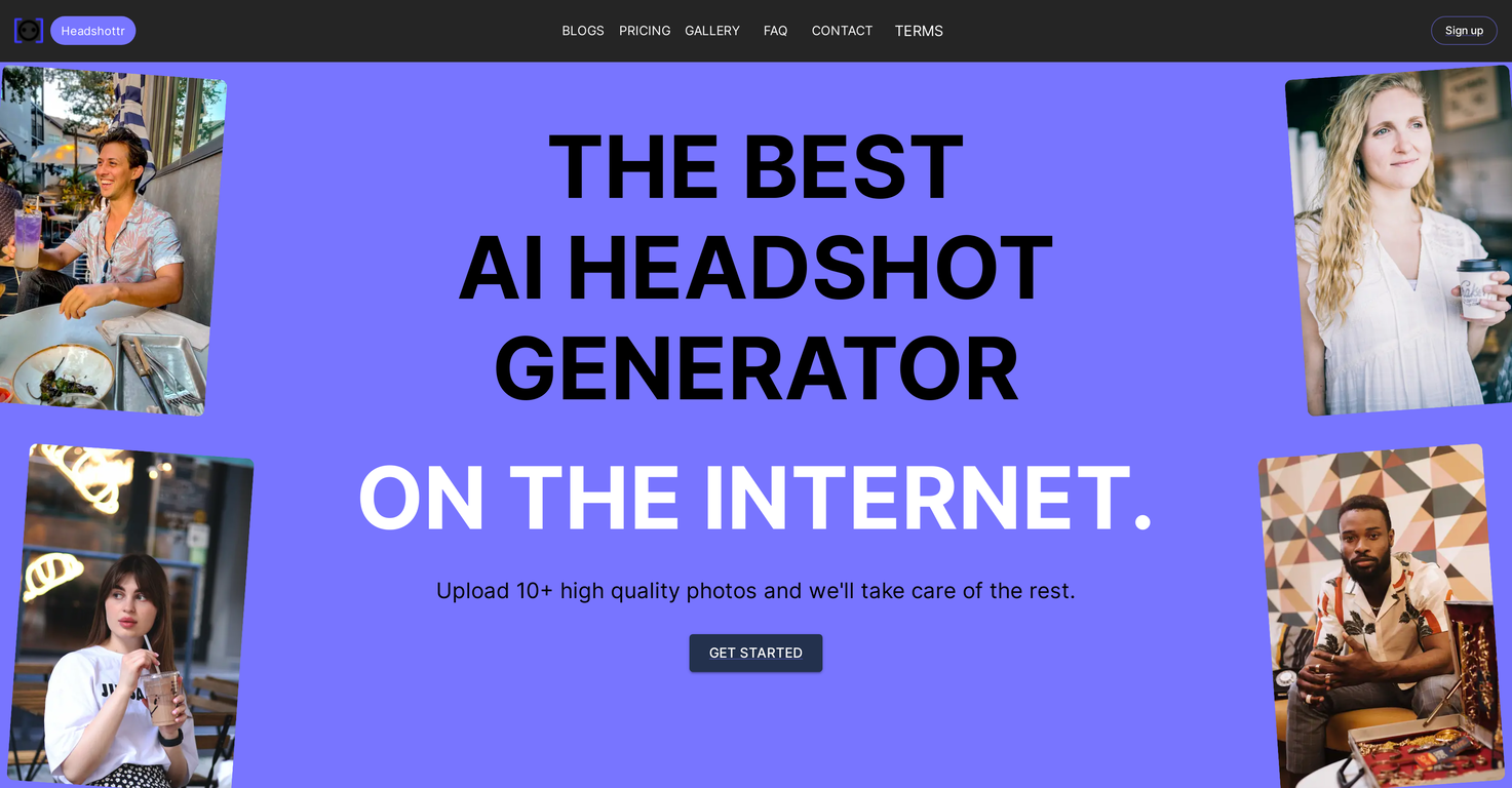 Headshottr screenshot