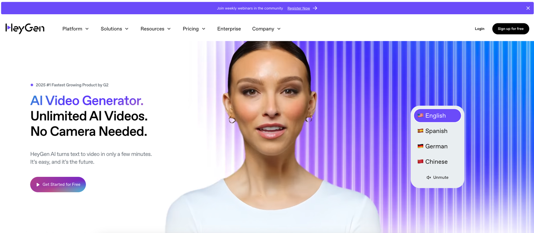 HeyGen screenshot