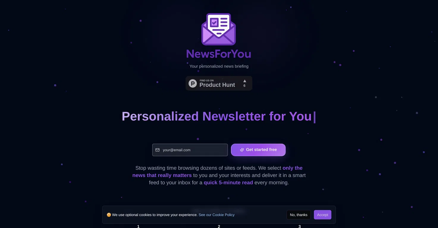 NewsForYou AI screenshot