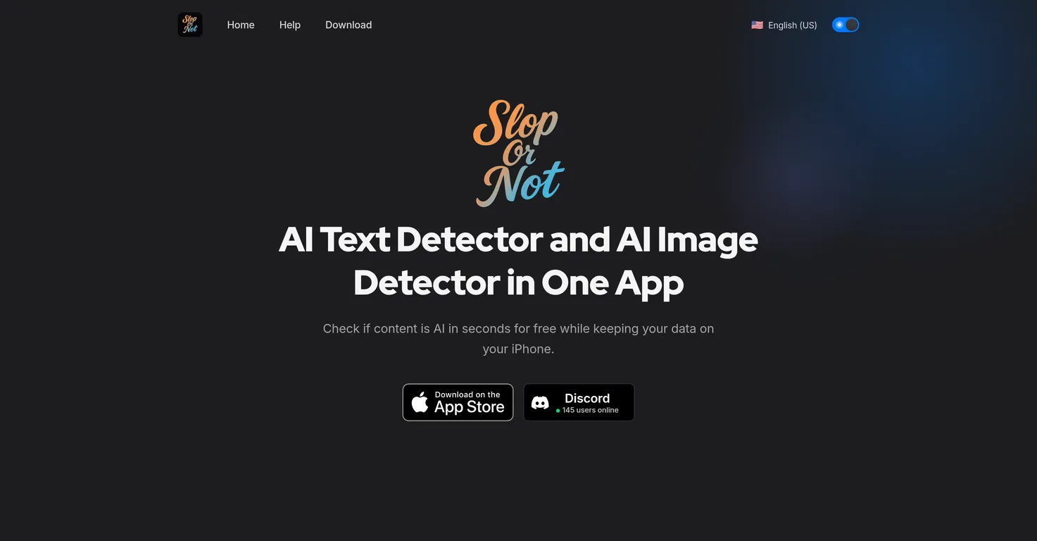Slop Or Not AI screenshot