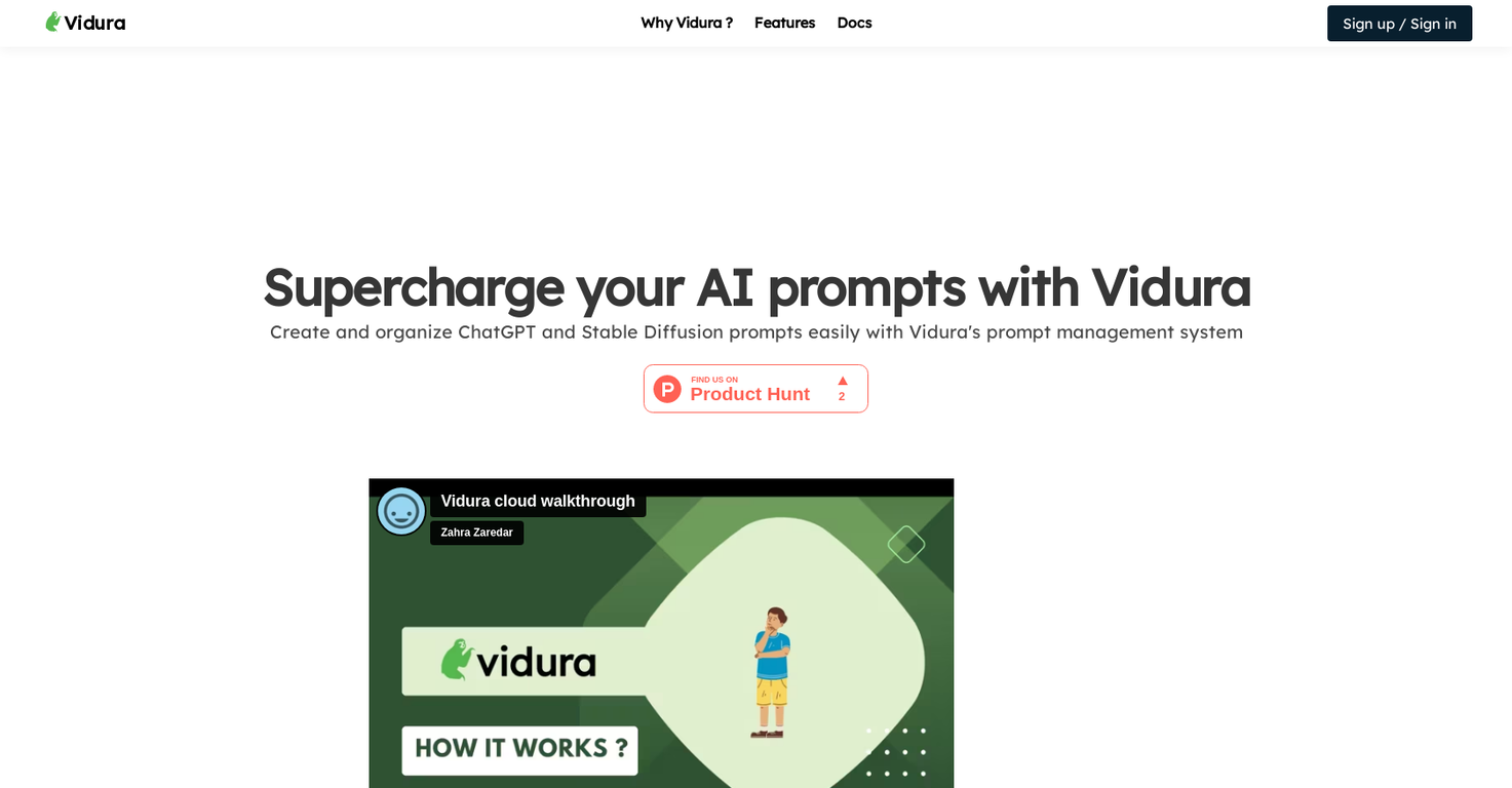 Vidura screenshot
