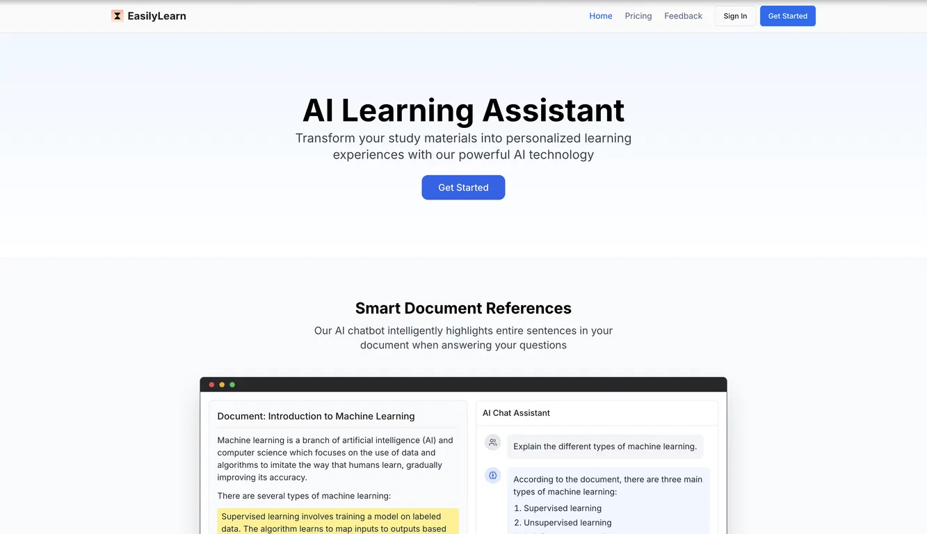 EasilyLearn screenshot
