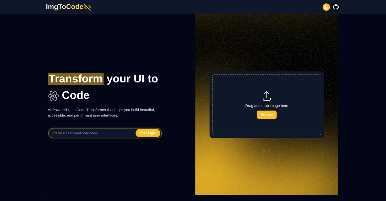 ImgToCode screenshot