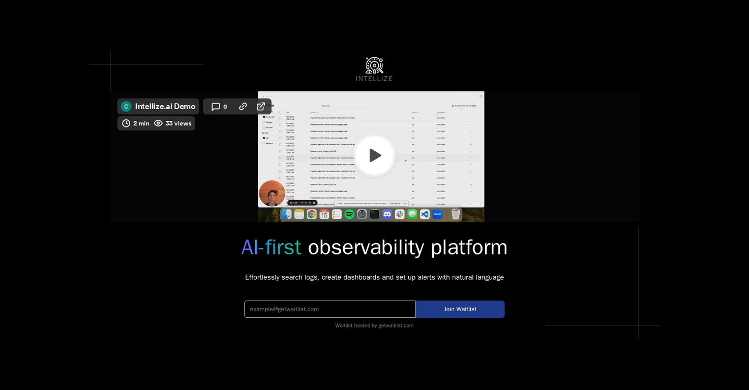 Intellize screenshot