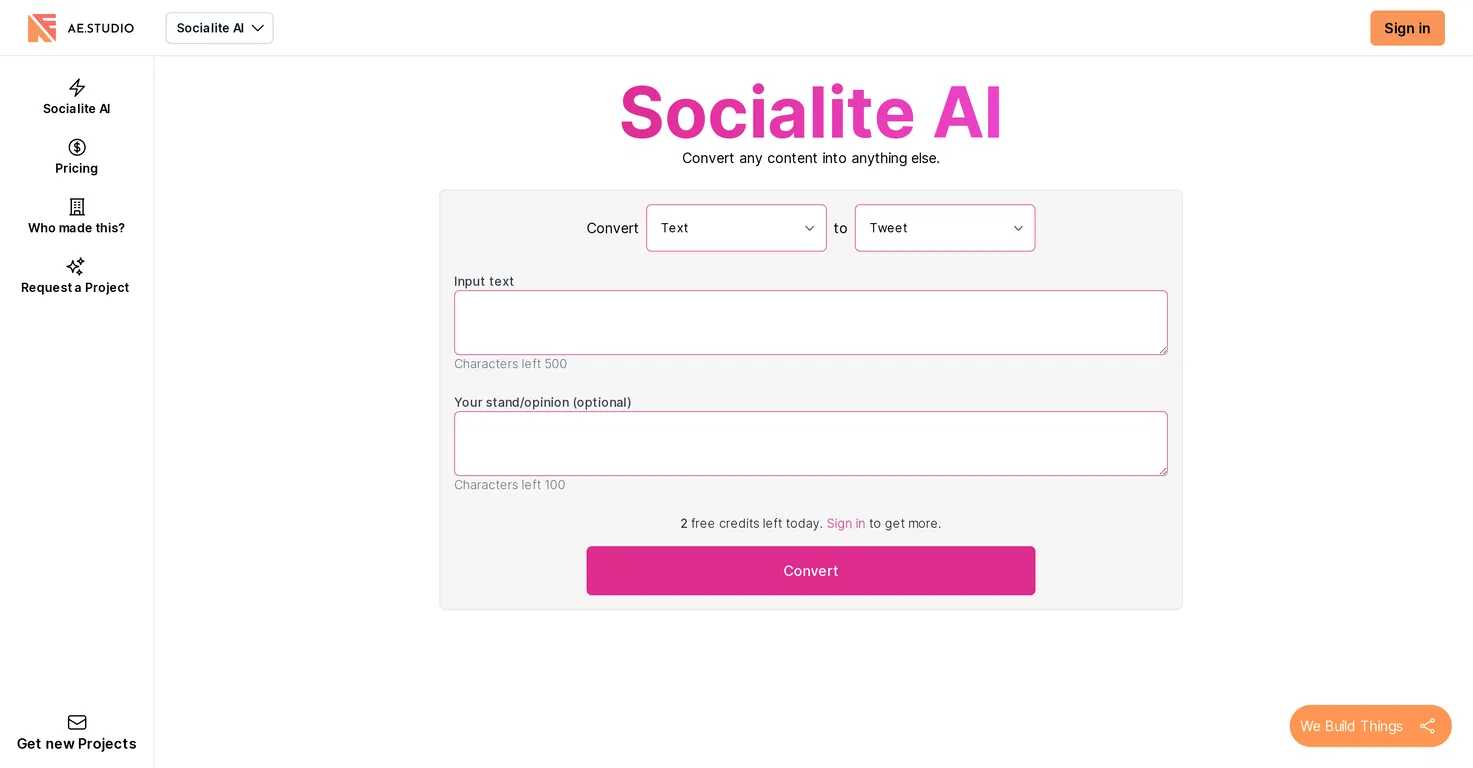 Socialiteai screenshot