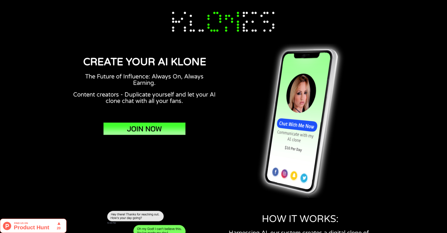 Klones screenshot