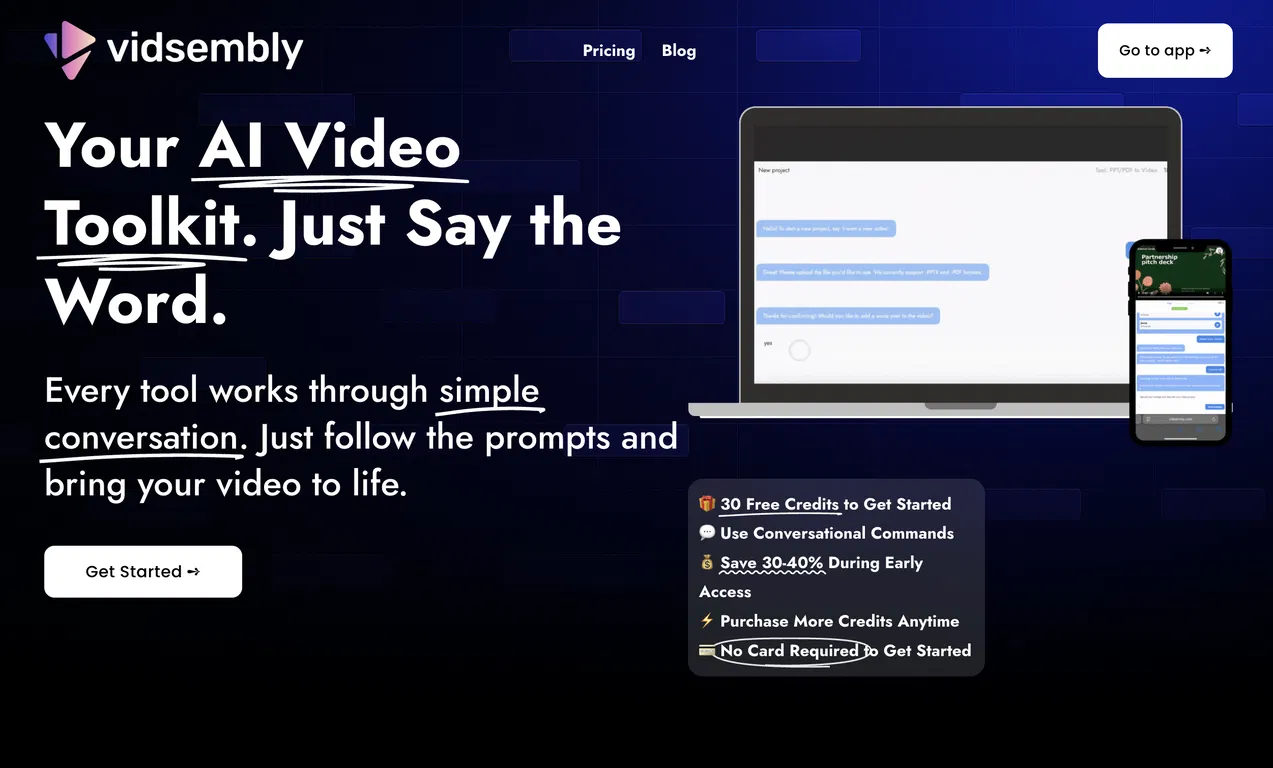 Vidsembly screenshot
