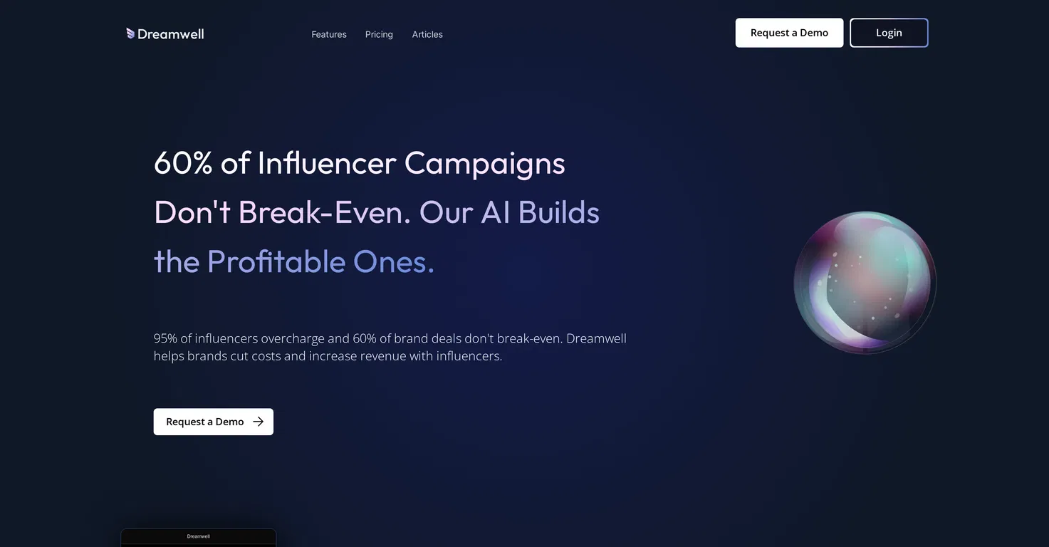 Dreamwell screenshot