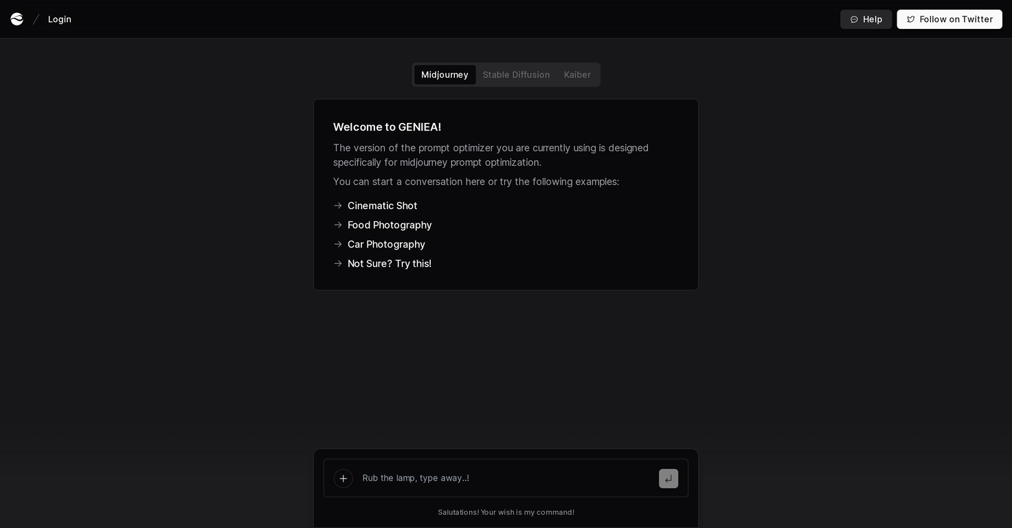 Geniea screenshot