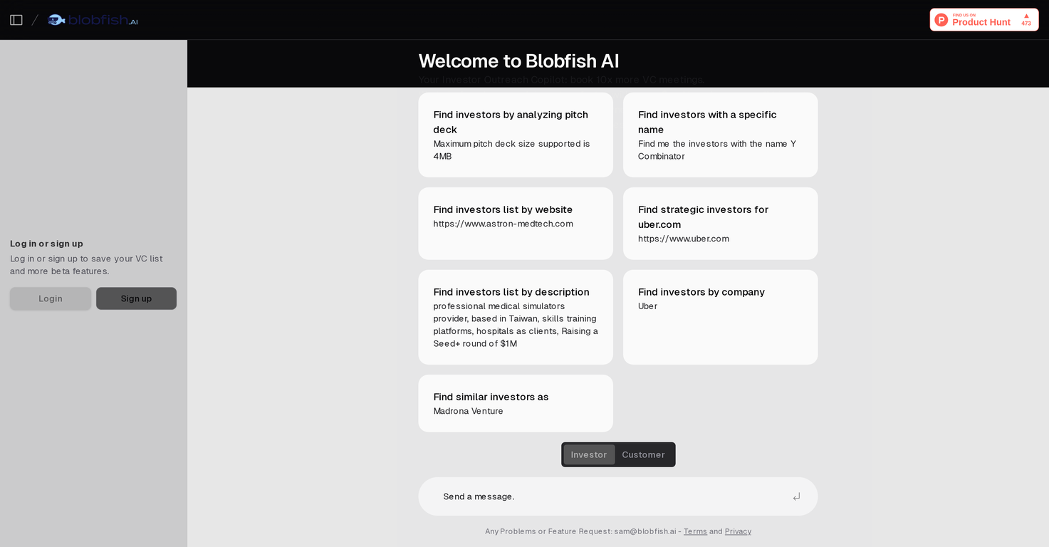 Blobfish screenshot
