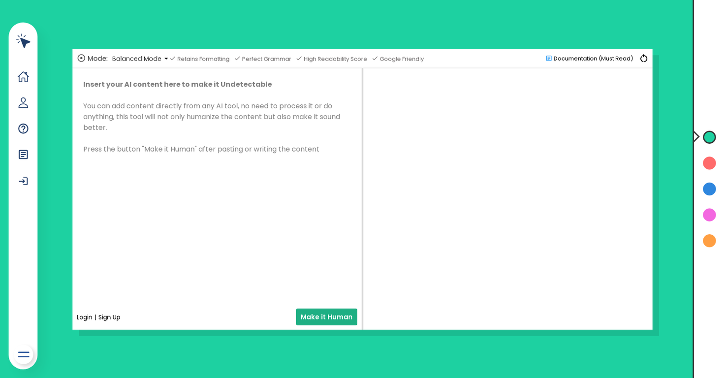 Oneclickhuman screenshot