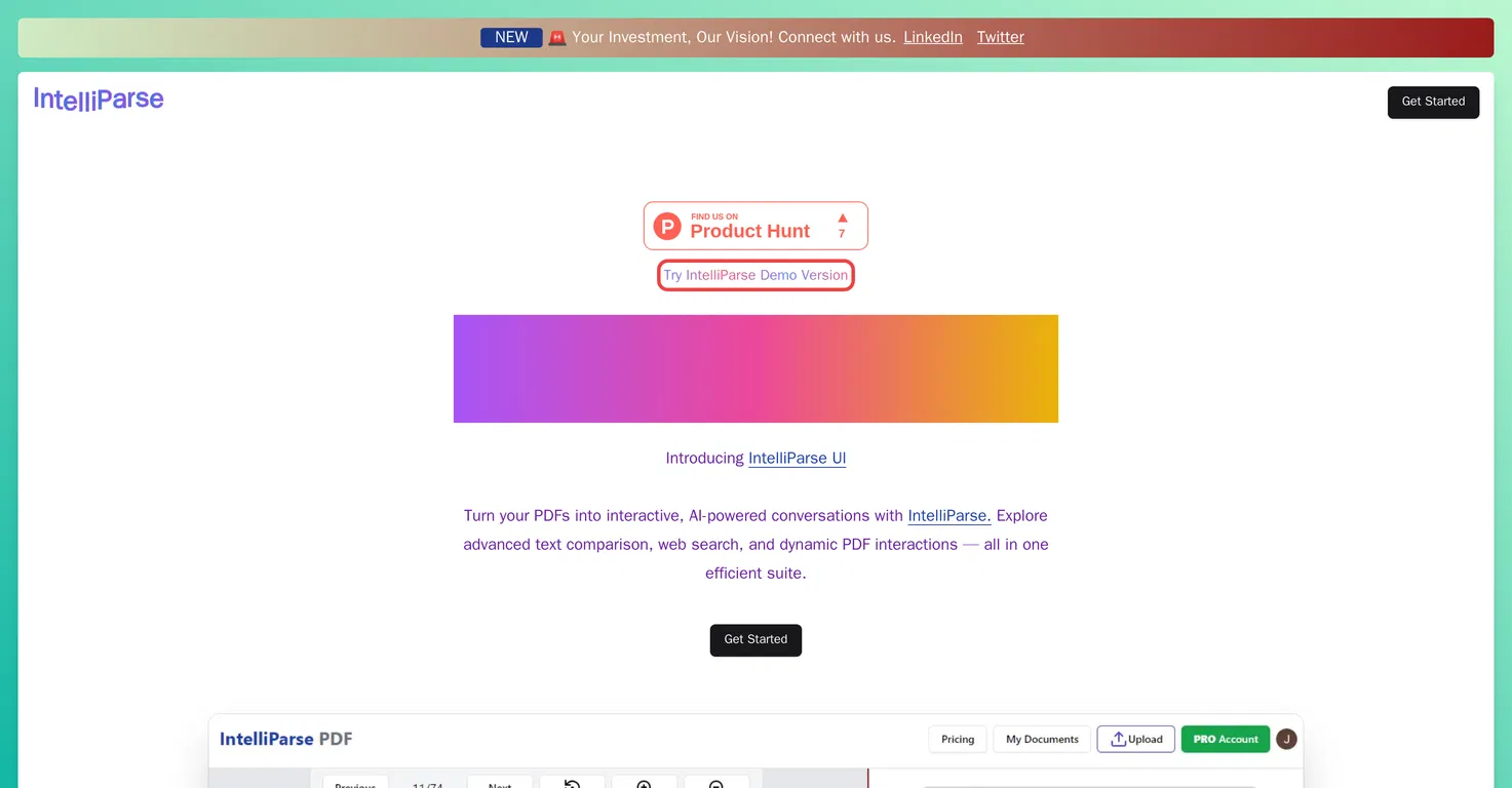 IntelliParse screenshot