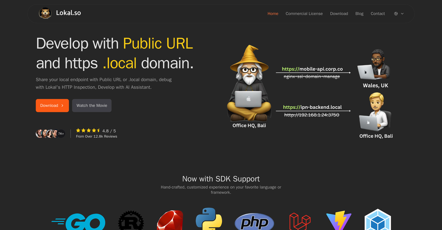 Lokal screenshot