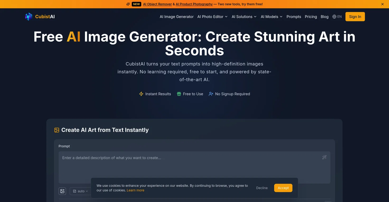 CubistAI screenshot