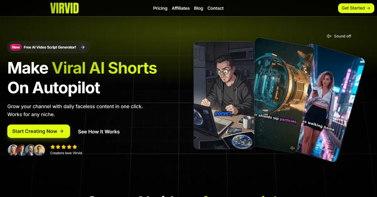 Virvid screenshot