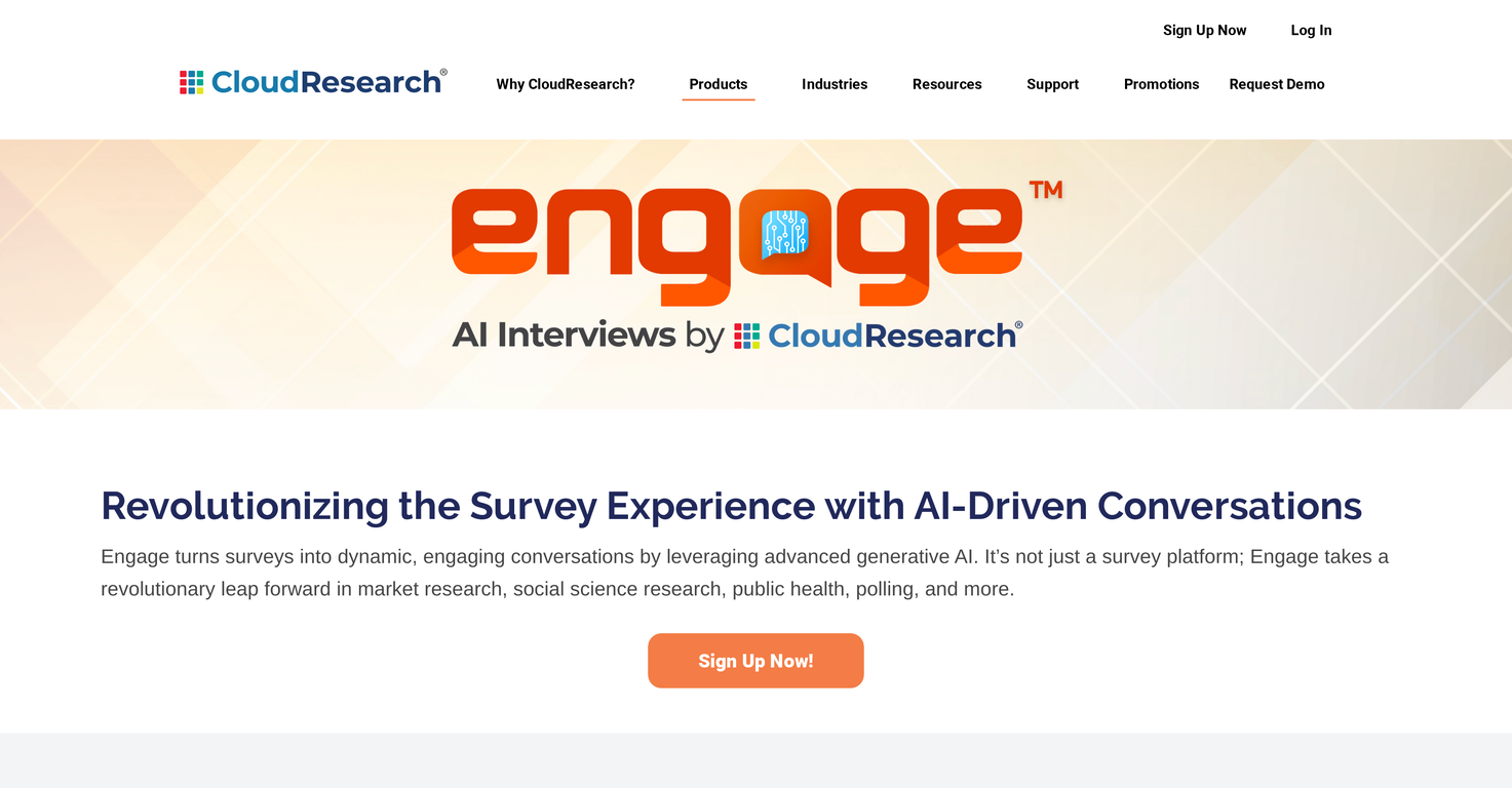 Engage by CloudResearch screenshot