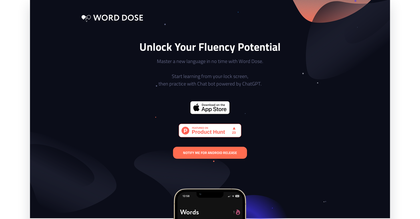Word Dose screenshot