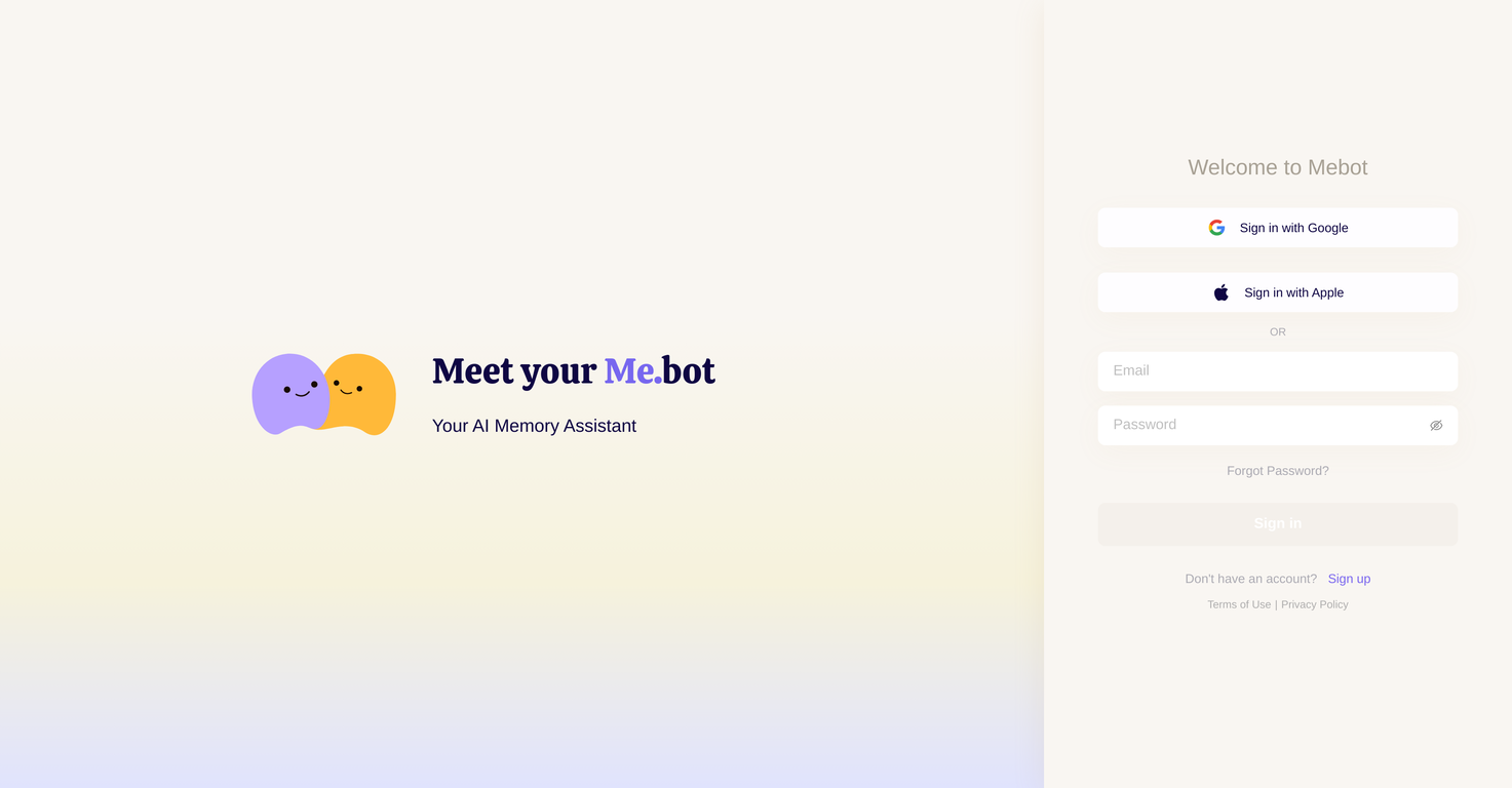Mebot screenshot